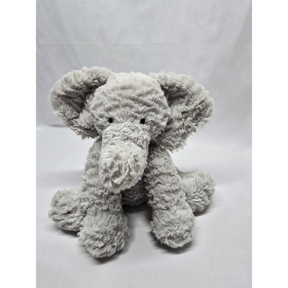 Jellycat London Fuddlewuddle Elephant Light Grey Plush Toy 9”  Stuffed Animal